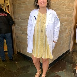 Cute yellow/white dress